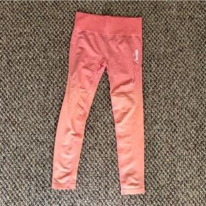 Gymshark seamless  ombre peach